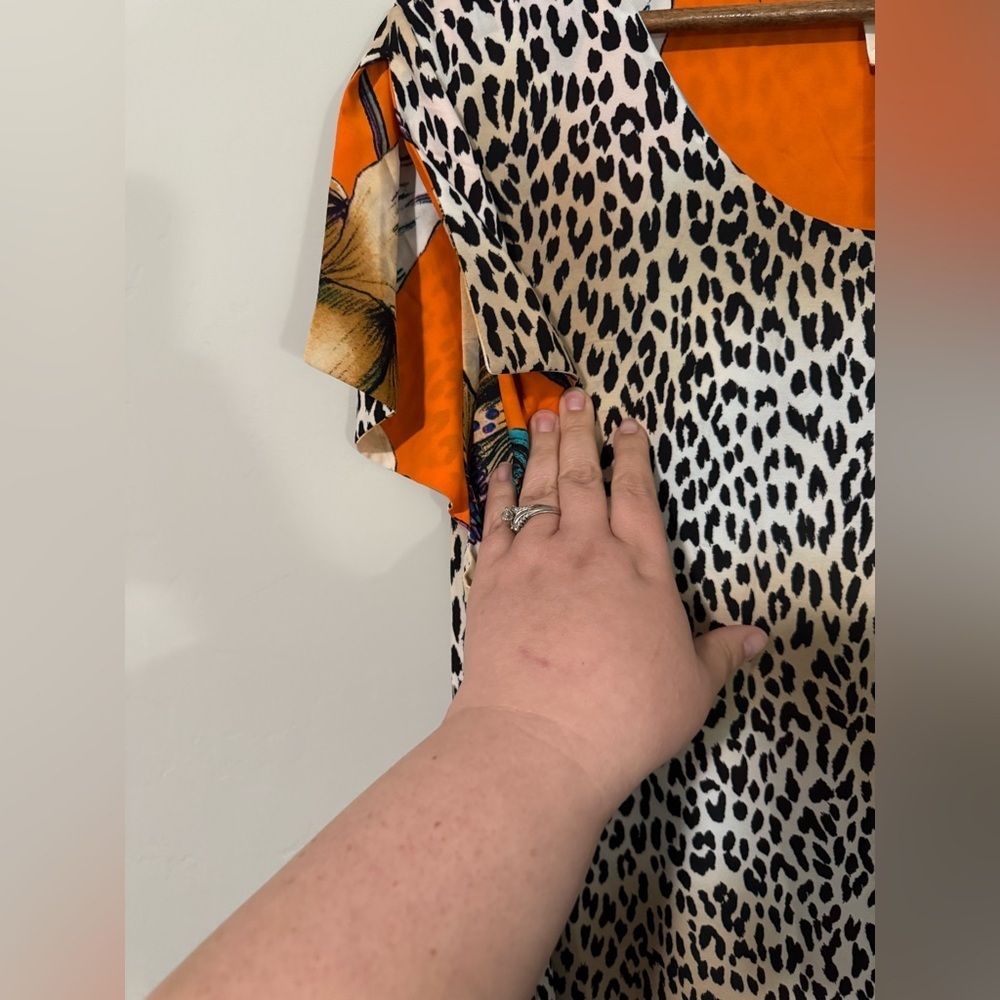 Chicos - Petite Reversible Floral-Animal Dress - Picture 10 of 13